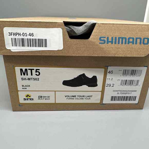 Shimano SH-MT502 Mountain Bike Shoes - SPD Men's Sz EU 46, US 11.2 - Picture 11 of 11